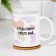 Sublimation mug "I spat there. Just know", with application