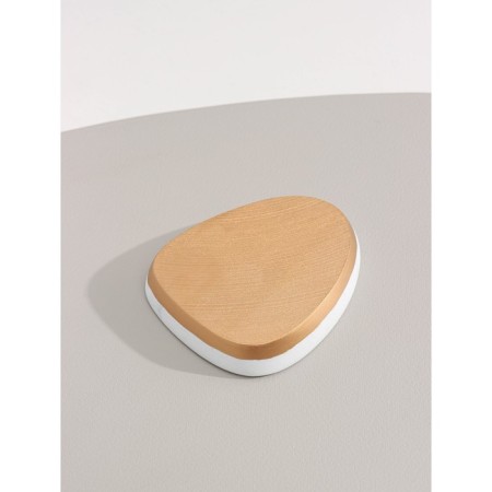 A set of accessories for the bathroom "Marble", 3 items (soap dish, dispenser 230 ml, glass)-5