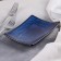 Ceramic rectangular “Lunar Trail” plate, 13.5 × 10 × 2 cm, blue color