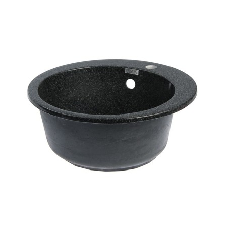 Cileage of kitchen from Marrbaxx stone Victory Z30Q4, D = 475 mm, depth 18 cm, glossy, black-1