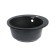 Cileage of kitchen from Marrbaxx stone Victory Z30Q4, D = 475 mm, depth 18 cm, glossy, black