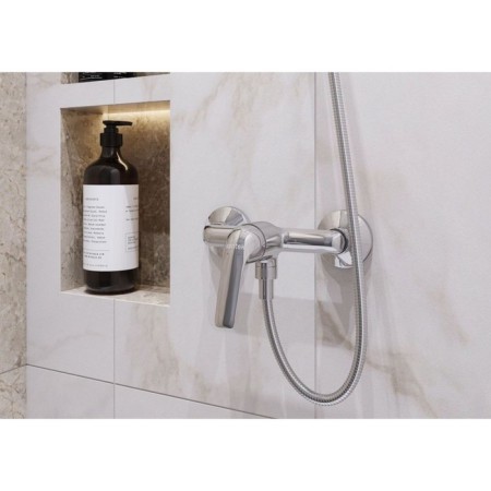 Santek's shower mixer "Nico", with accessories, chrome-2