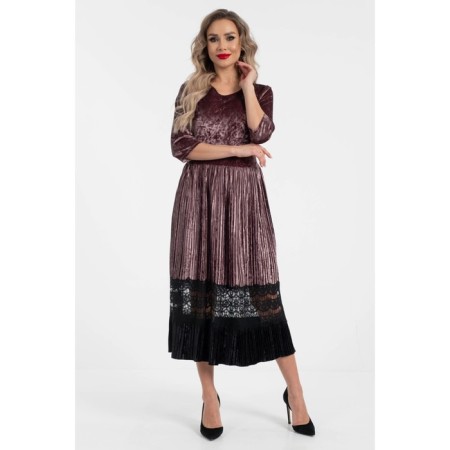 Women's dress, size 42, lilac color-2