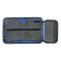 Penal 1 section, 130x200, folding bar, laminated cardboard, for a boy, blue/black, Seventeen