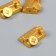 Polystone souvenir "Gold Eathes with coins" 2.5x1 cm