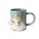 Ceramic "Bunny" mug, 350 ml, blue color