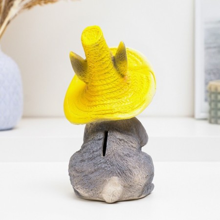 Piggy bank "Bunny with a butterfly" 20cm-2