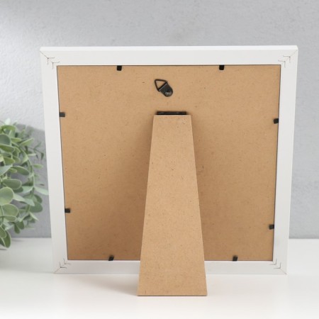 Photo frame MDF "Ellis" 20x20 cm, with Paspartt, white 76737-3