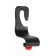 Hook on the headrest "strawberries", black