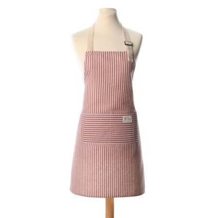 Apron of the Dolyana with a pocket, central red, 70*65 ± 4cm, 100% HL, Rogozhka-5