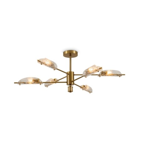 Freya FR5420CL-06BS BARET, 880x880x330 mm ceiling lamp, G9, 6x30W, brass color