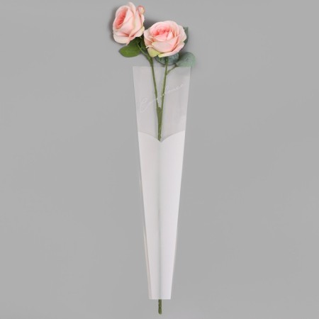 Packet of flowers, "confidence", 12.5+4x45 cm, blue-1