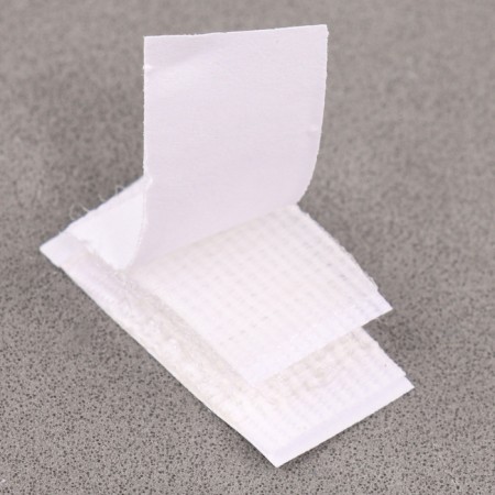 Velcro adhesive base "rectangle", set of 30 pcs., Size 1 pcs: 1 × 1.6 cm-4