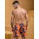 Male ISee shorts, size 50, orange color