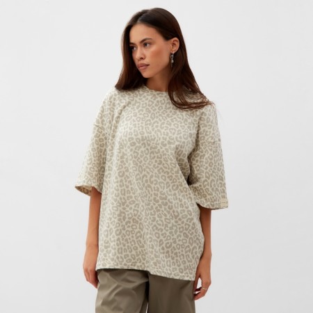 Women's T -shirt MIST: LEO p. 50, beige-2
