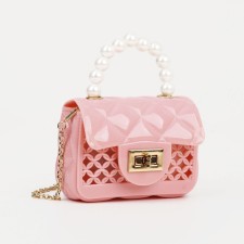 Baby bag on fasting, pink color