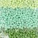 Round beads 6/0 "Green Palette" 5 colors x 20 g 20x8x0.7 cm
