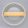 Luer with PDU 1343/2 LED 100W 3000-6000k gold 52x50x9 cm Bayerlux