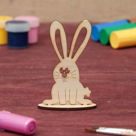 Harvesting for creativity "Rabbit-glazed", on a stand