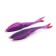 Foamen fish yaman devious minnow on a double, 135 mm, color 25 UV, 5 pcs.