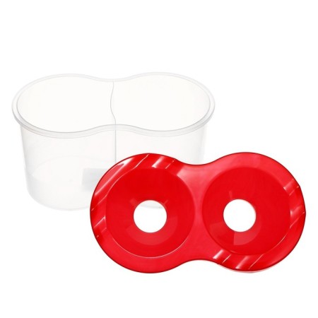 A set of glasses of double 300 ml 2pcs Calligrata SN-3, red-2