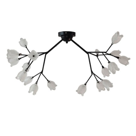 Lamp Ceiling Economy Highlight 11112/18BK WT, 18x3W, G4, 45x55x92 cm, Black Color Black