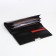 Women's wallet on a magnet, black color