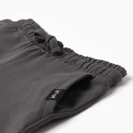 Kit for children (T -shirt, shorts), graphite color, height 116 cm-3