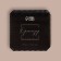Organizer for storage "Black Secret", with a lid, 9.5 × 9.5 × 7 cm, black color black