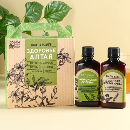 Set "Health of Altai": natural balms, 2 pcs. x 250 ml.
