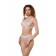 Lengy bra, size 80d, silver peony color