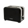 Toster Oursson TO2120/BL, 930 W, 7 grip modes, 2 toasts, defrosting, black