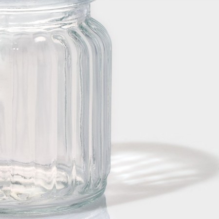Glass Bank for bulk products with a ceramic lid of the bunny, 230 ml-4