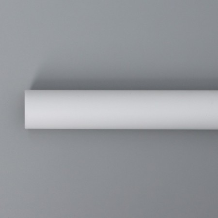 Binide cornice, 180 cm, d = 2.8 cm, white color-11