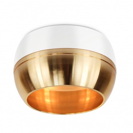 Lamp 1x15W GX53 9x9x5 cm, white/gold-1