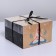 Capcake box, confectionery packaging, 4 cells "Meditation", 16 x 16 x 10 cm