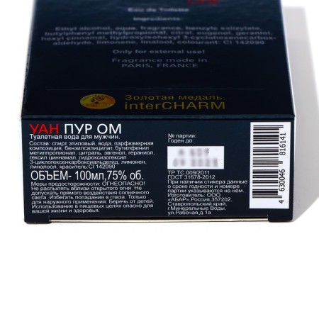 Toilet water for men One Pour Homme, based on One, D&G, 100 ml-2