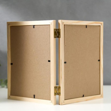 Photo frame double 15x21 cm №1 white tree-4