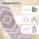 Belt belt 38mm*3 ± 0.1 m rhombus lilac a