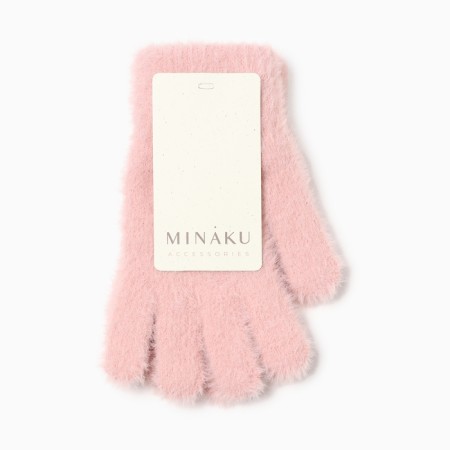 Minaku gloves, pink color, 21 cm-3