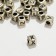 Acrylic bead "Alphabet" English letters (mix), 6 × 6 mm, set 10 g, color gold