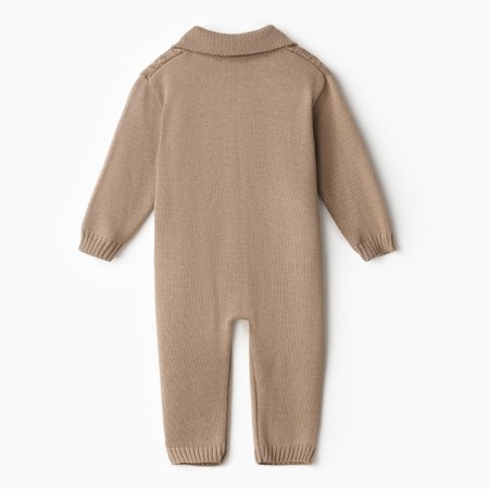 Combine Knitted Minaku, height 92-98, brown color-5