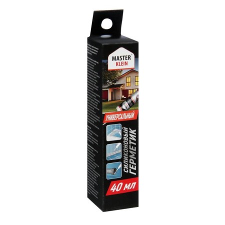 Sealant Master Klein, silicone, universal, white, 40 ml-2