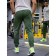Pants male ise, size 52, green color
