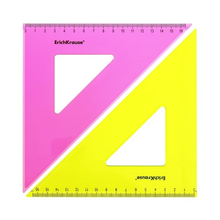 Triangle 16 cm Erichkrause "Neon", 45 °, mix