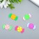Decor for creativity Rubber "Candy" set 15 pcs mix 1.7x3.3 cm