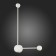 Wall lamp ST LUCE. SL6003.501.02. 2x4 W, LED, 4000K, 480 LM, 70x40 cm, white color
