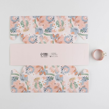 Capcake box, confectionery packaging, 2 tender cells, 16 x 8 x 10 cm-3