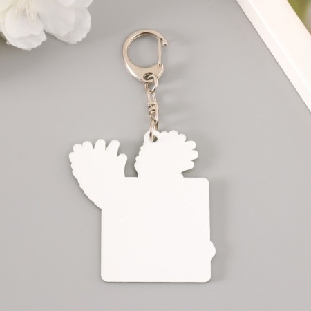 Acryl keychain "Hunting began" 5.4x5.8 cm-2