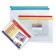 Folder-convert on ZIP-Molniya B6 140 μm, Erichkrause PVC Zip Pocket, Transparent Mix, up to 100 sheets